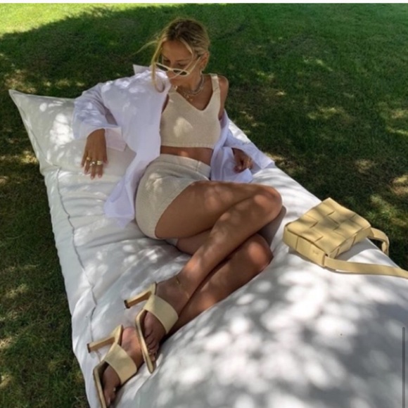 NWT ZARA Heeled Leather Sandals W. Padded Strap 40 - Picture 4 of 11